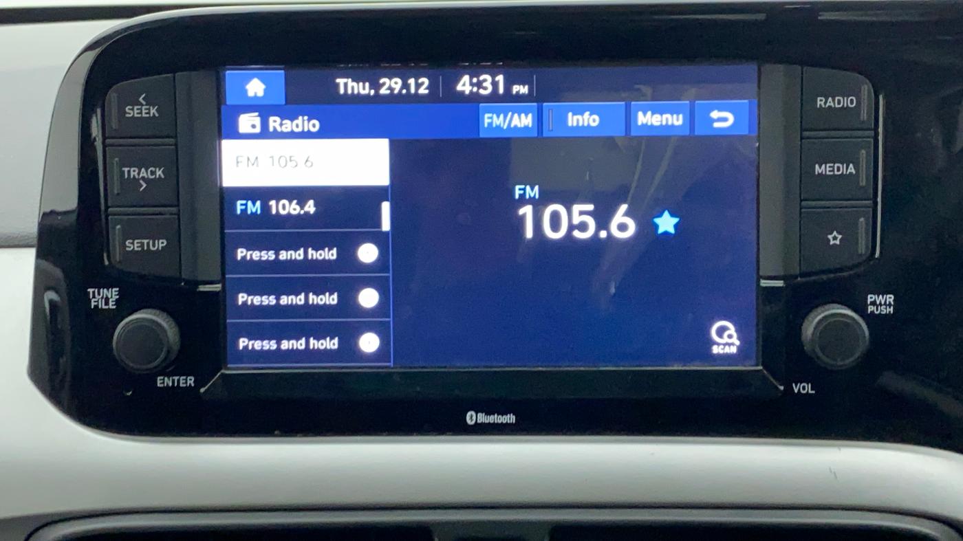 2022 Hyundai GRAND I10 NIOS SPORTZ 1.2 KAPPA VTVT CNG, CNG, Manual, 35,079 km, Infotainment System