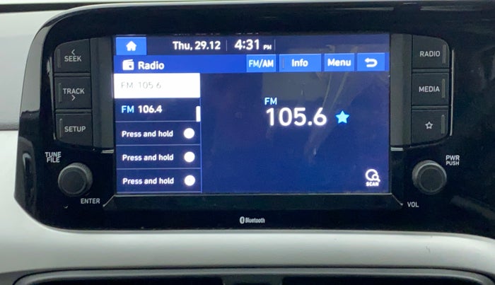 2022 Hyundai GRAND I10 NIOS SPORTZ 1.2 KAPPA VTVT CNG, CNG, Manual, 35,079 km, Infotainment System