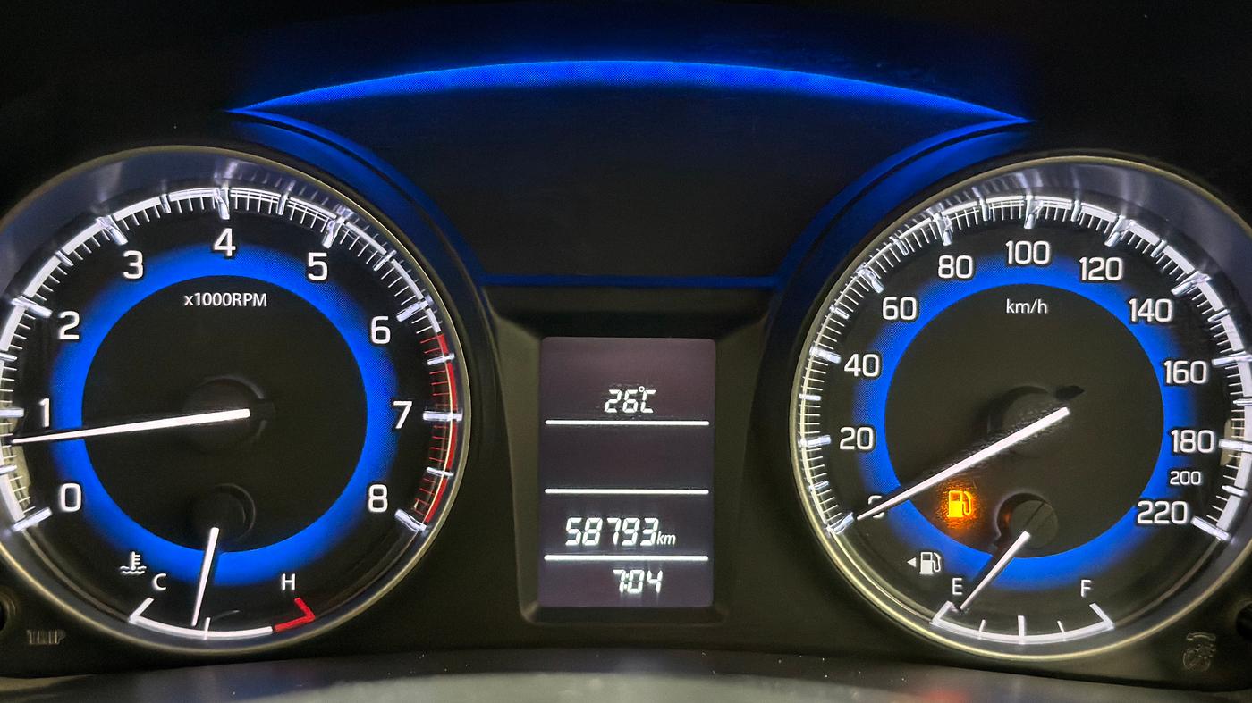 2017 Maruti Baleno DELTA PETROL 1.2, Petrol, Manual, 58,738 km, Odometer Image