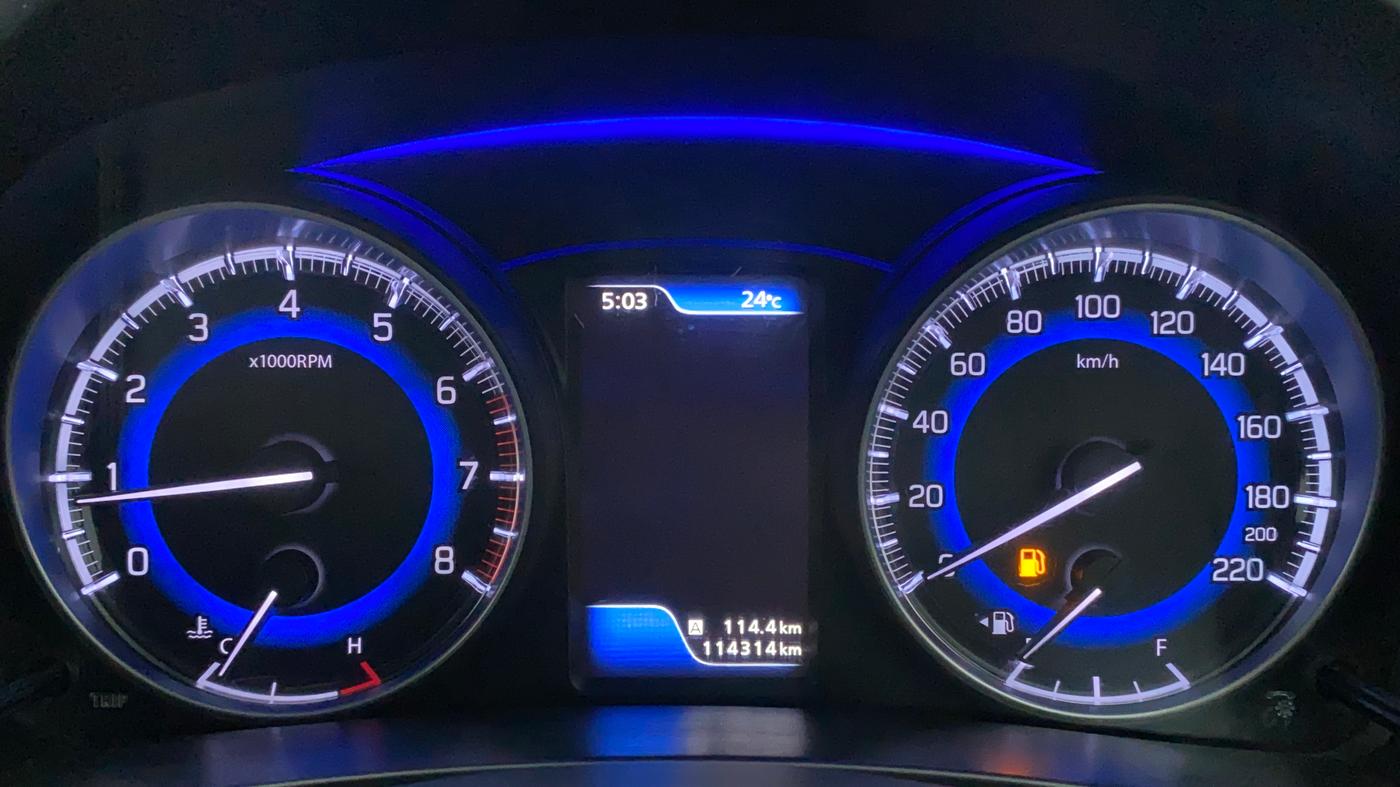 2016 Maruti Baleno ALPHA PETROL 1.2, Petrol, Manual, 1,14,314 km, Odometer Image