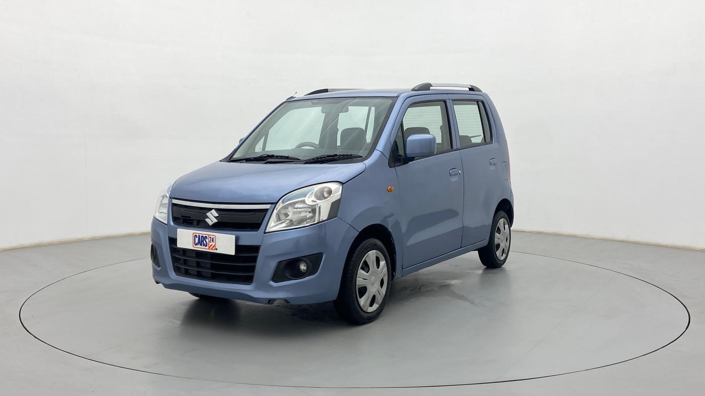 2013 Maruti Wagon R 1.0 VXI, Petrol, Manual, 54,959 km, Left Front Diagonal