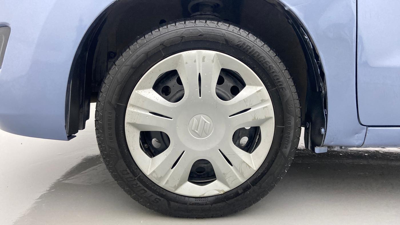 2013 Maruti Wagon R 1.0 VXI, Petrol, Manual, 54,959 km, Left Front Wheel