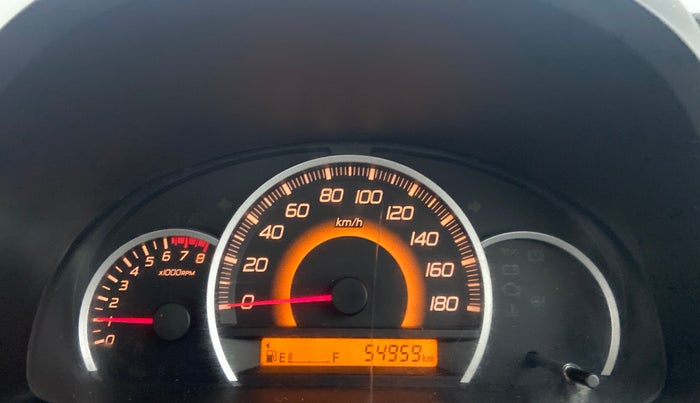 2013 Maruti Wagon R 1.0 VXI, Petrol, Manual, 54,959 km, Odometer Image