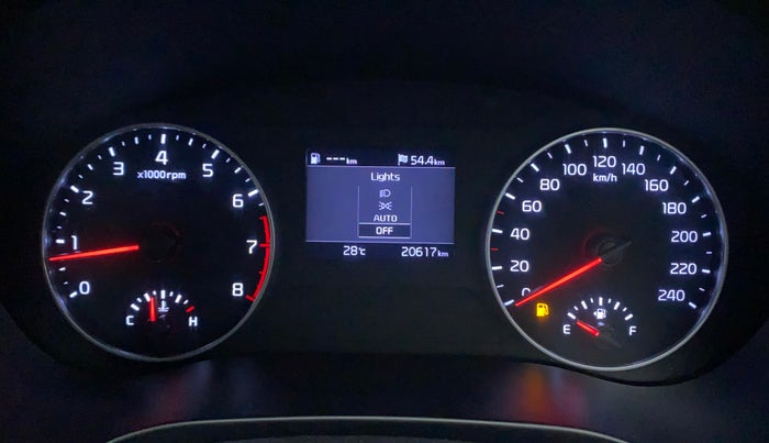 2020 KIA SELTOS HTX 1.5 PETROL, Petrol, Manual, 20,617 km, Odometer Image