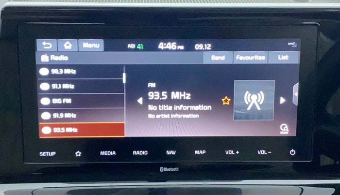 2020 KIA SELTOS HTX 1.5 PETROL, Petrol, Manual, 20,617 km, Infotainment System