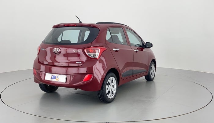 2014 Hyundai Grand i10 SPORTZ 1.2 KAPPA VTVT, Petrol, Manual, 47,090 km, Right Back Diagonal