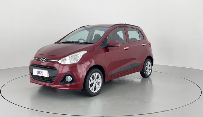 2014 Hyundai Grand i10 SPORTZ 1.2 KAPPA VTVT, Petrol, Manual, 47,090 km, Left Front Diagonal