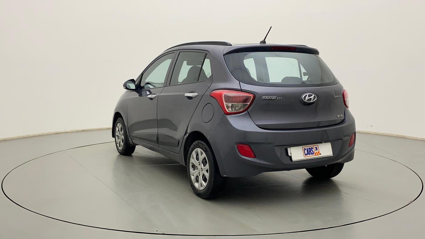 2013 Hyundai Grand i10 SPORTZ 1.2 KAPPA VTVT, Petrol, Manual, 79,284 km, Left Back Diagonal