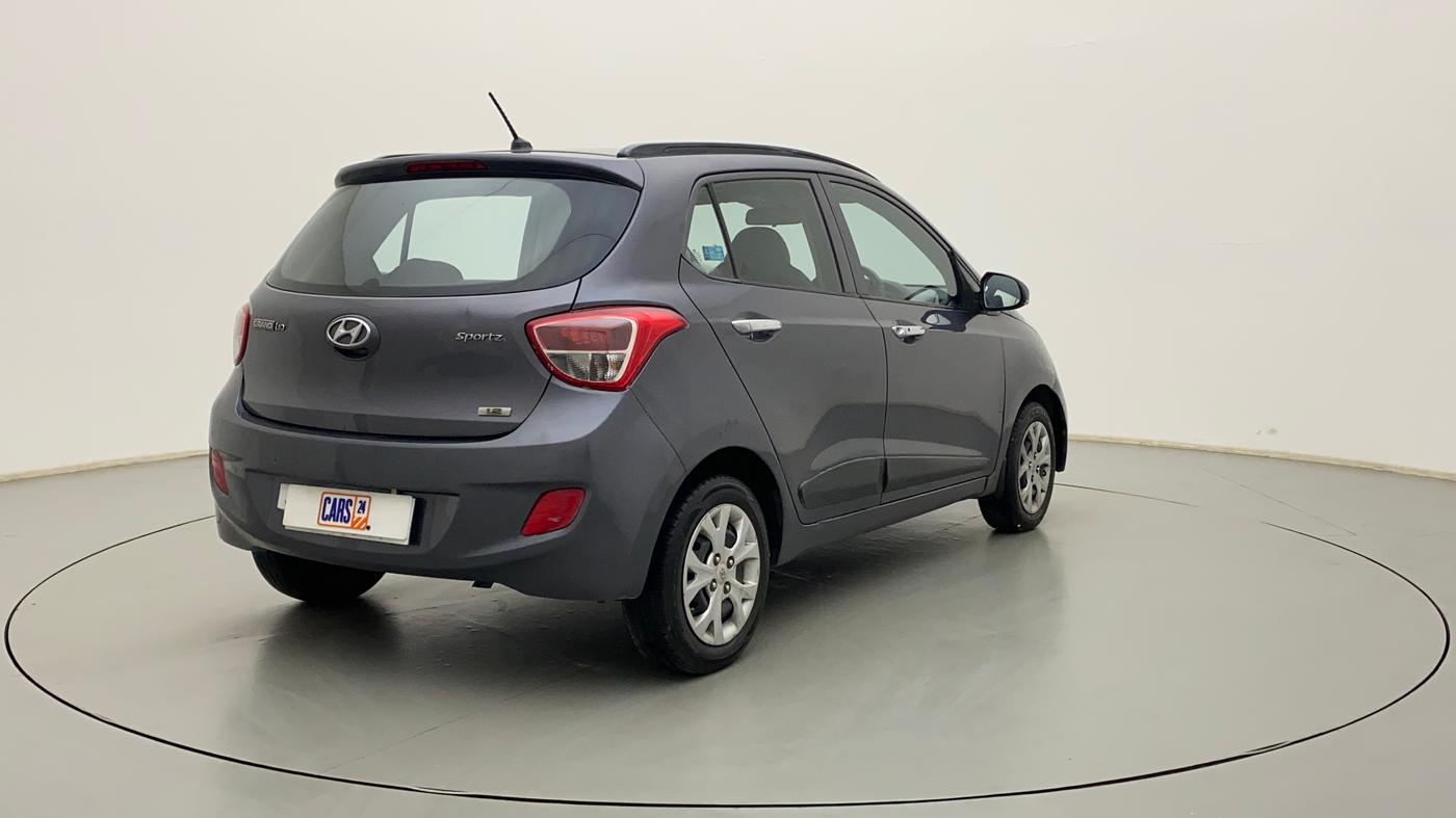 2013 Hyundai Grand i10 SPORTZ 1.2 KAPPA VTVT, Petrol, Manual, 79,284 km, Right Back Diagonal