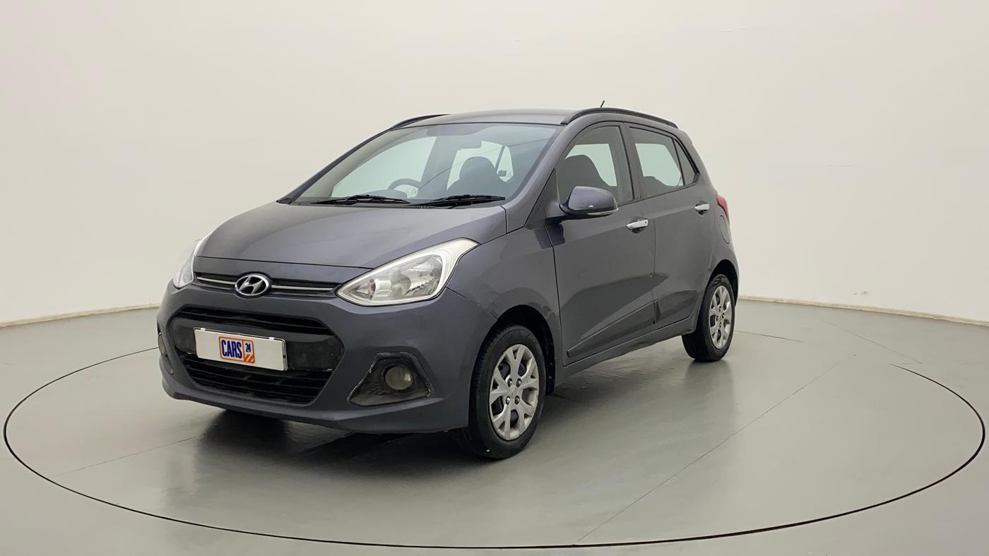 2013 Hyundai Grand i10 SPORTZ 1.2 KAPPA VTVT, Petrol, Manual, 79,284 km, Left Front Diagonal