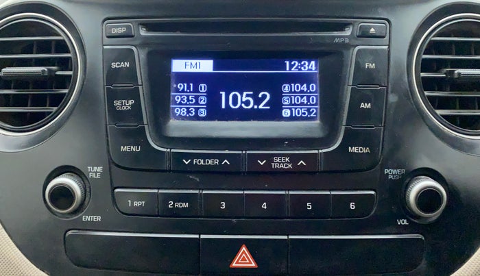 2013 Hyundai Grand i10 SPORTZ 1.2 KAPPA VTVT, Petrol, Manual, 79,284 km, Infotainment System