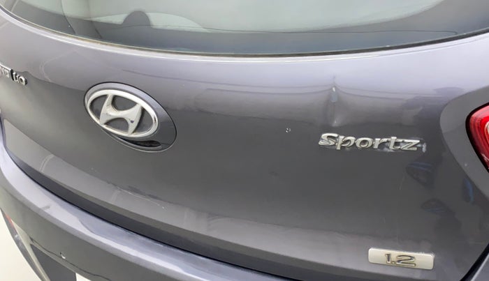 2013 Hyundai Grand i10 SPORTZ 1.2 KAPPA VTVT, Petrol, Manual, 79,284 km, Dicky (Boot door) - Slightly dented