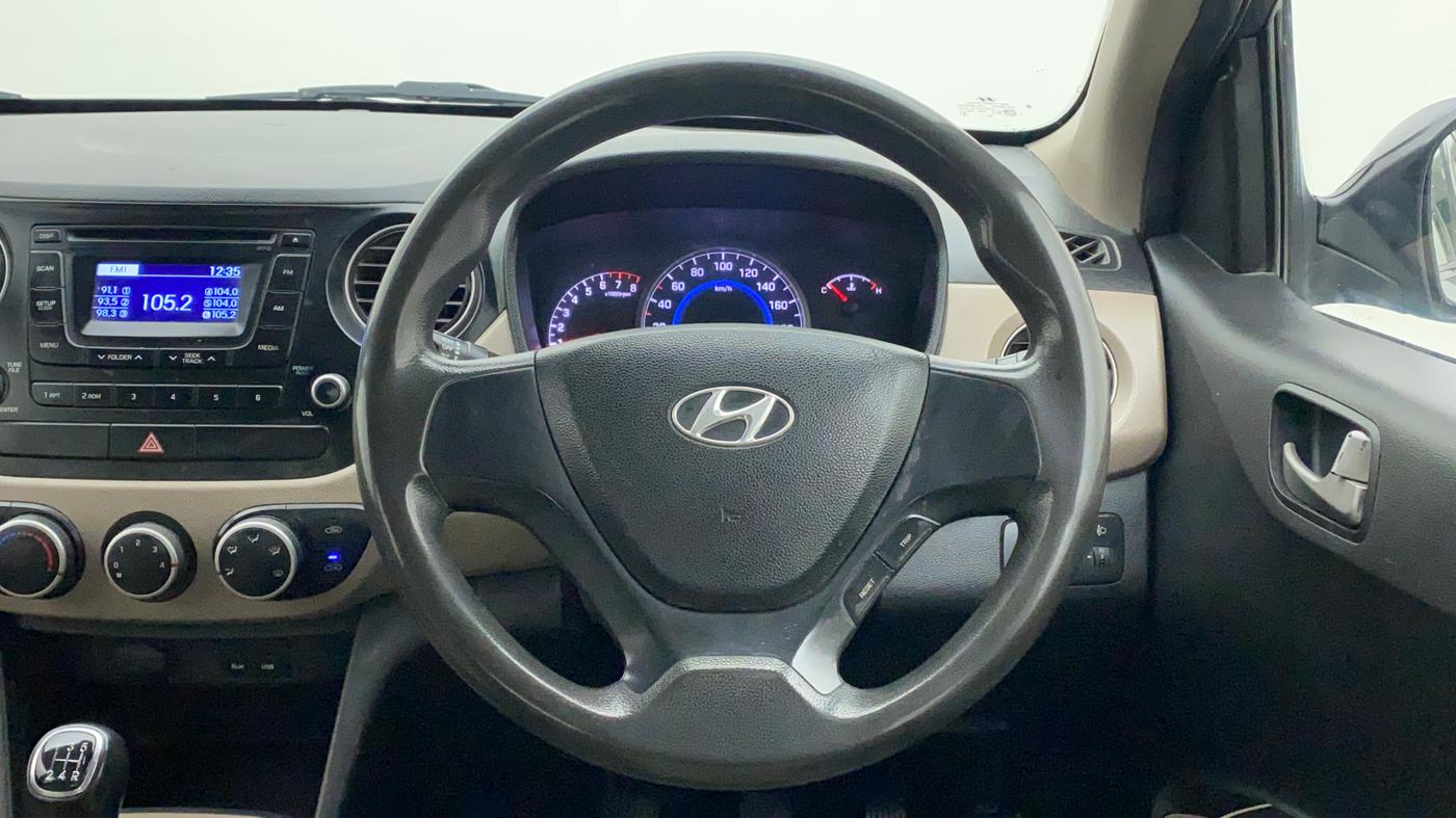 2013 Hyundai Grand i10 SPORTZ 1.2 KAPPA VTVT, Petrol, Manual, 79,284 km, Steering Wheel Close Up