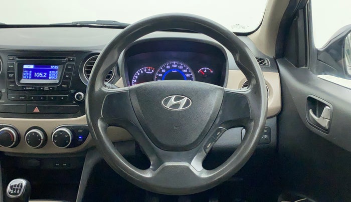 2013 Hyundai Grand i10 SPORTZ 1.2 KAPPA VTVT, Petrol, Manual, 79,284 km, Steering Wheel Close Up