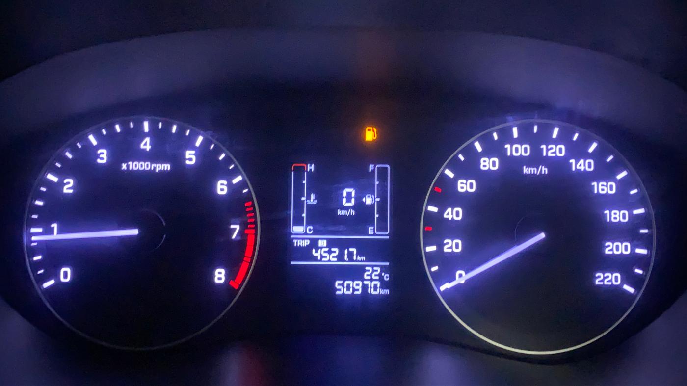 2016 Hyundai Elite i20 SPORTZ 1.2, Petrol, Manual, 50,865 km, Odometer Image