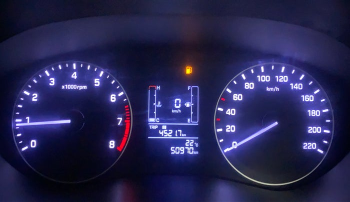 2016 Hyundai Elite i20 SPORTZ 1.2, Petrol, Manual, 50,865 km, Odometer Image