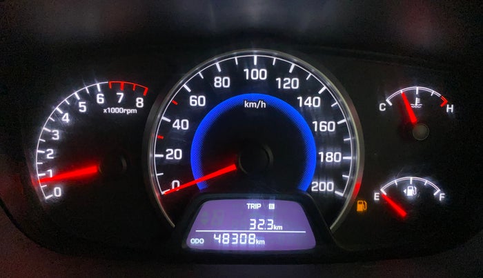 2014 Hyundai Grand i10 SPORTZ 1.2 KAPPA VTVT, CNG, Manual, 48,288 km, Odometer Image