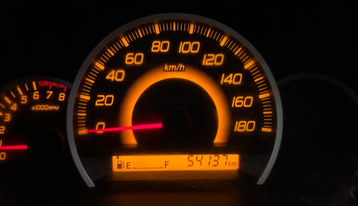 2014 Maruti Wagon R 1.0 VXI, Petrol, Manual, 54,129 km, Odometer Image