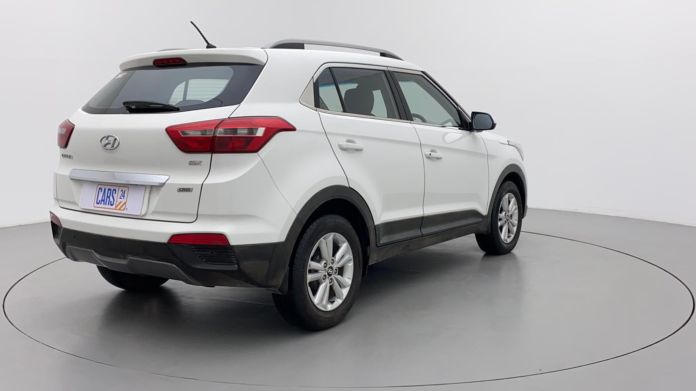2015 Hyundai Creta SX 1.6 DIESEL, Diesel, Manual, 1,07,555 km, Right Back Diagonal