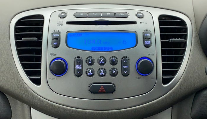 2011 Hyundai i10 SPORTZ 1.2, Petrol, Manual, 59,518 km, Infotainment System