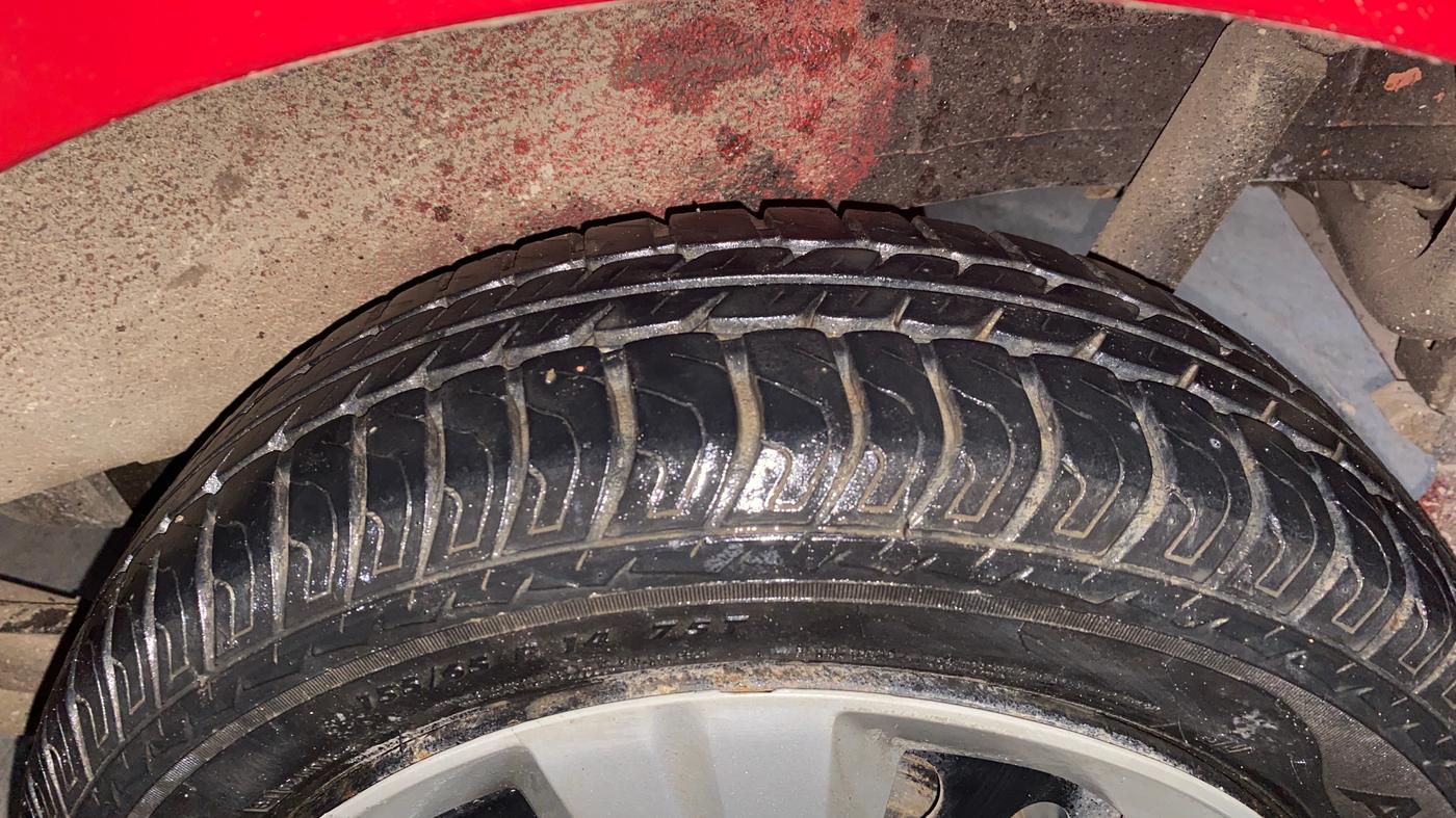 2016 Maruti Wagon R 1.0 VXI, Petrol, Manual, 9,308 km, Left Rear Tyre Tread