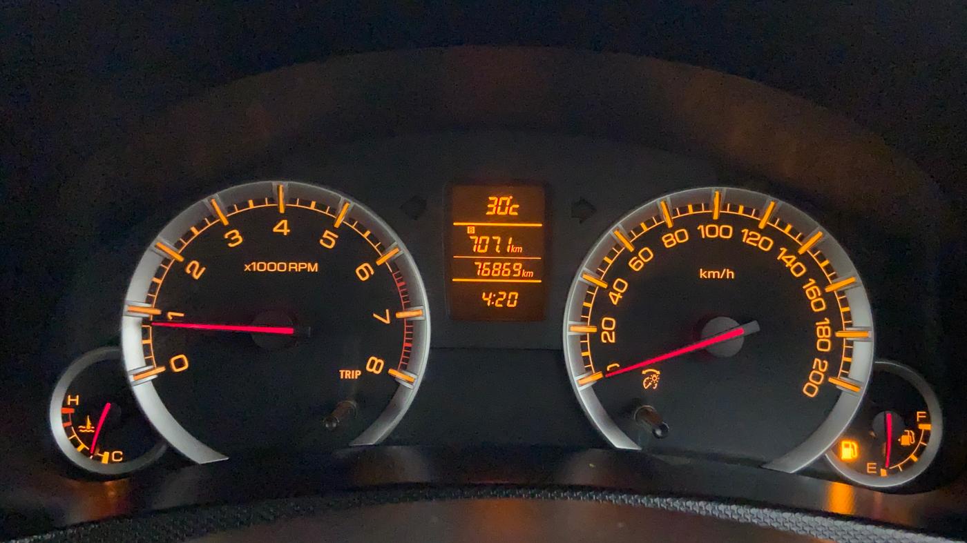 2012 Maruti Swift Dzire ZXI 1.2 BS IV, Petrol, Manual, 76,932 km, Odometer Image