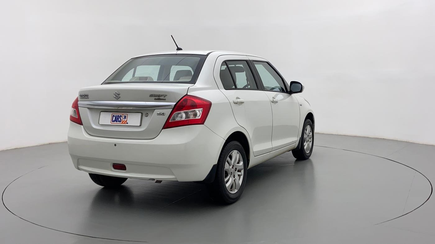2012 Maruti Swift Dzire ZXI 1.2 BS IV, Petrol, Manual, 76,932 km, Right Back Diagonal