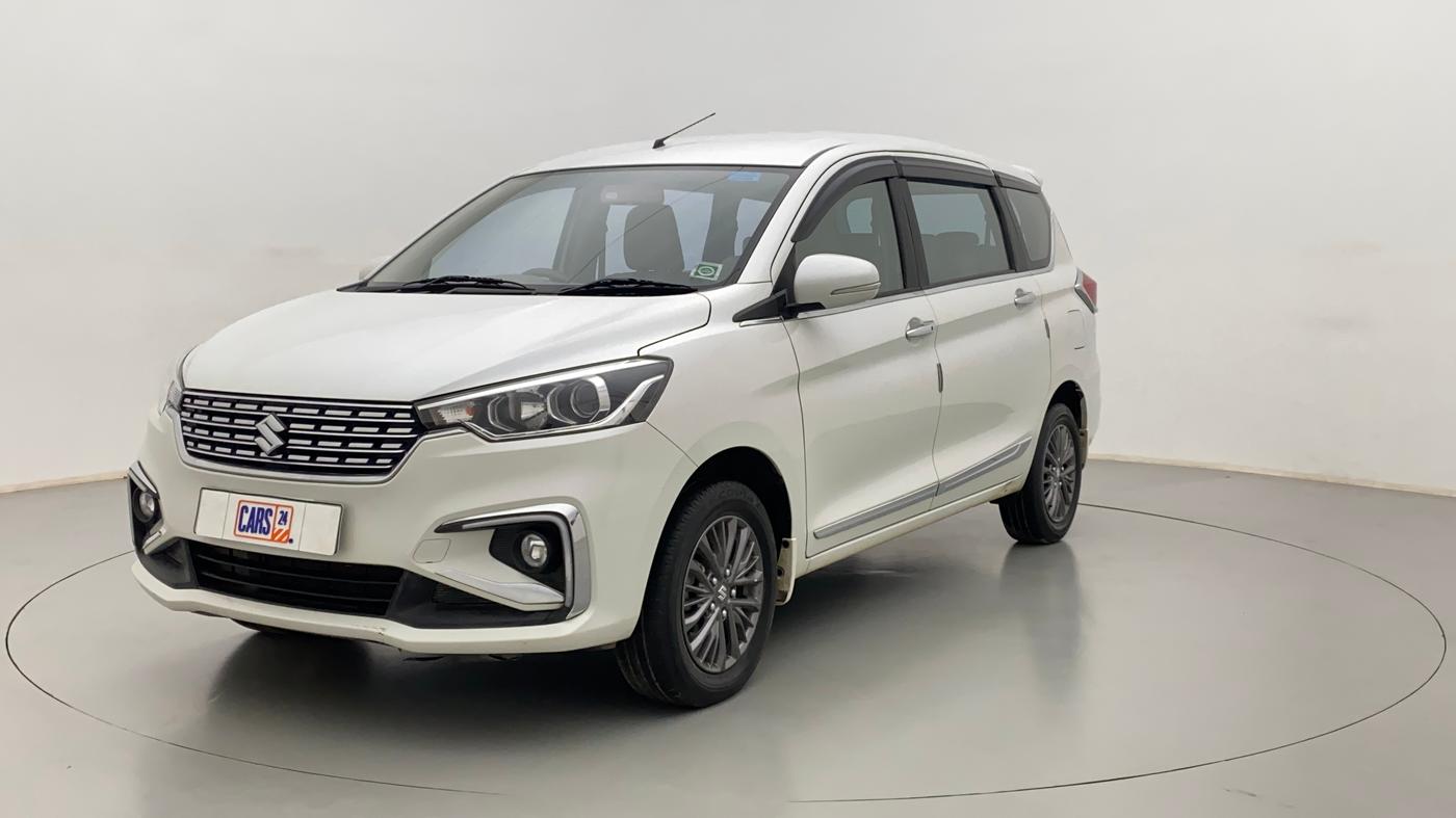 2020 Maruti Ertiga ZXI Plus SHVS, Petrol, Manual, 53,558 km, Left Front Diagonal