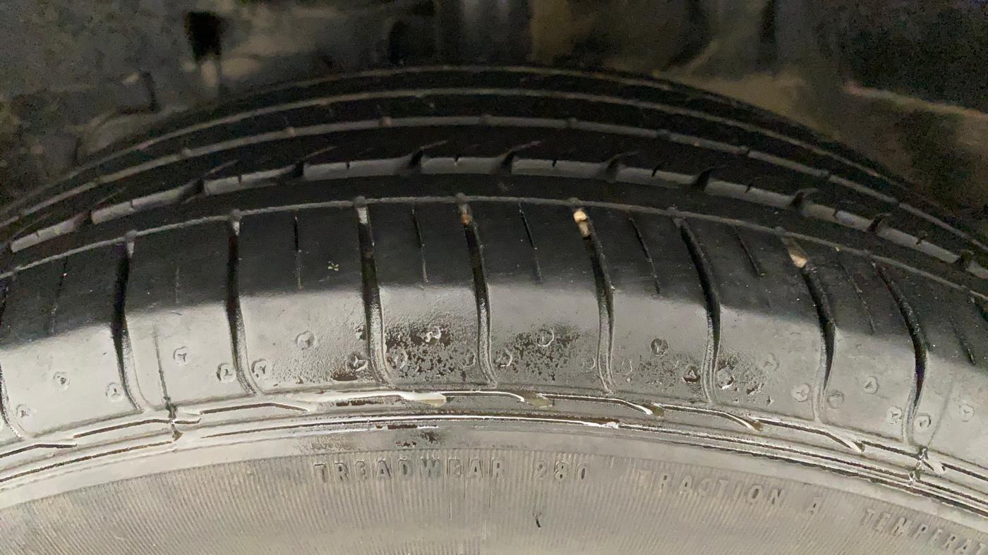 2022 Tata NEXON XM PETROL, Petrol, Manual, 31,286 km, Left Front Tyre Tread