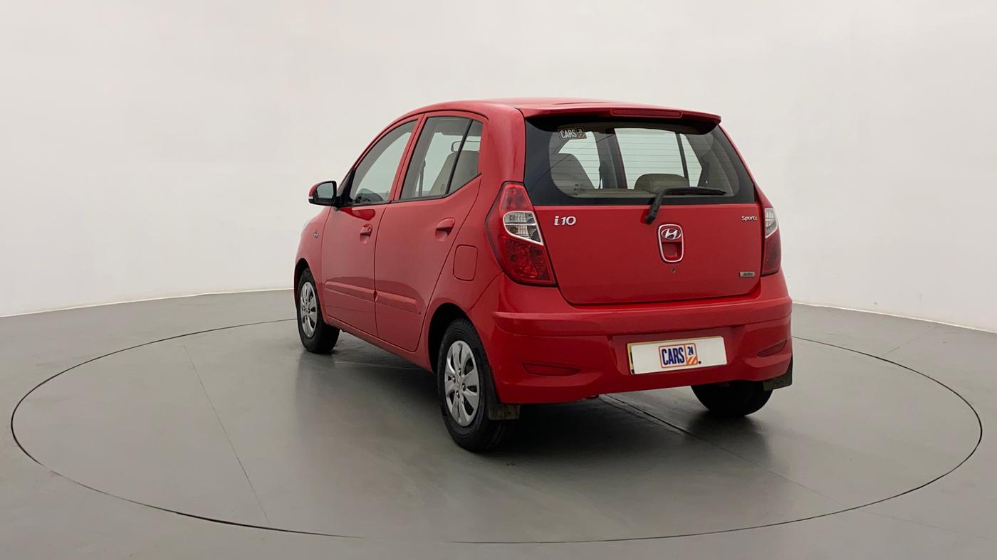 2013 Hyundai i10 SPORTZ 1.2 AT, Petrol, Automatic, 45,932 km, Left Back Diagonal