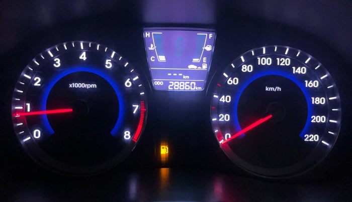 2016 Hyundai Verna 1.6 VTVT SX, Petrol, Manual, 28,909 km, Odometer Image