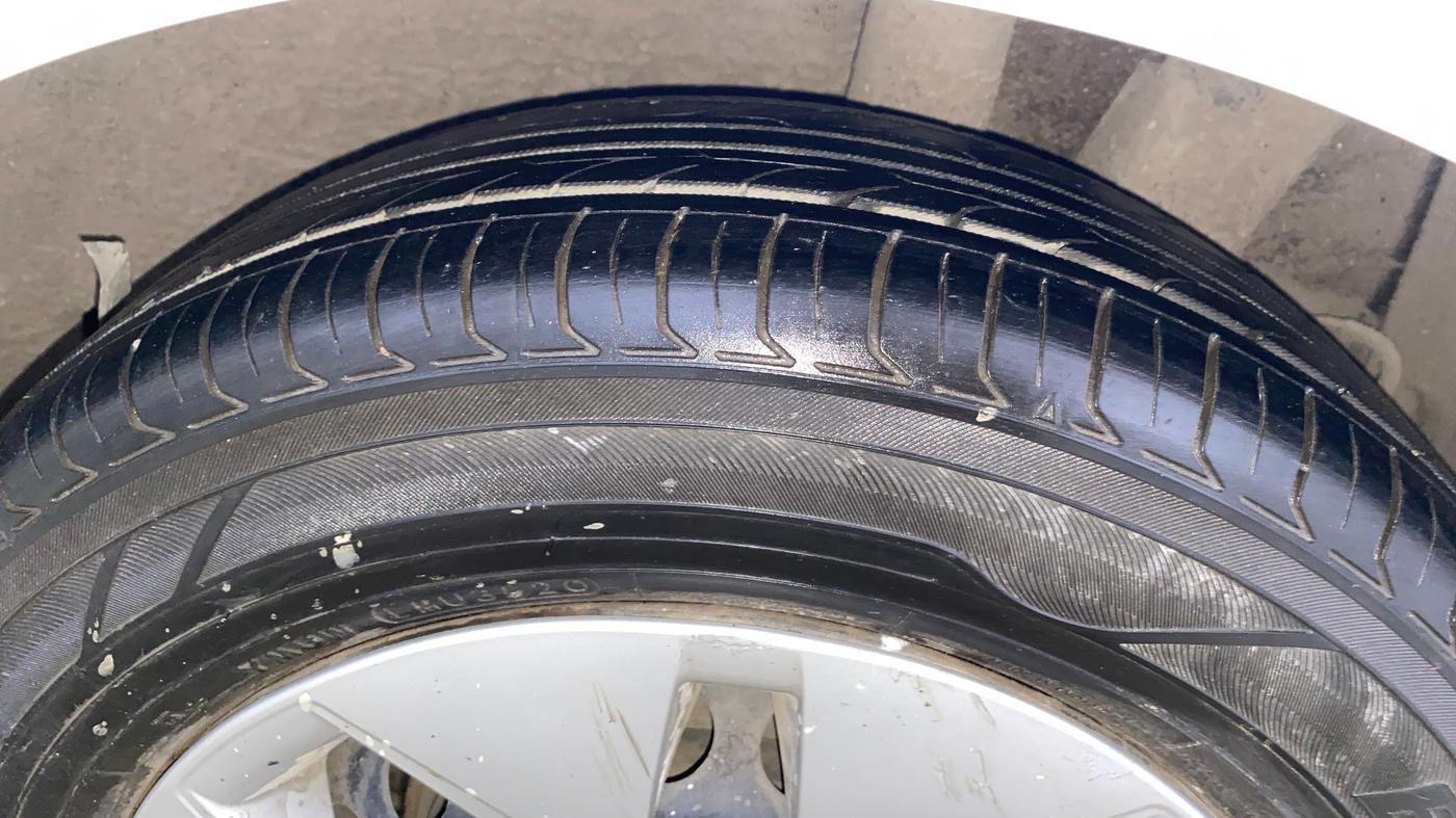 2014 Hyundai Xcent S 1.2, Petrol, Manual, 52,887 km, Left Rear Tyre Tread