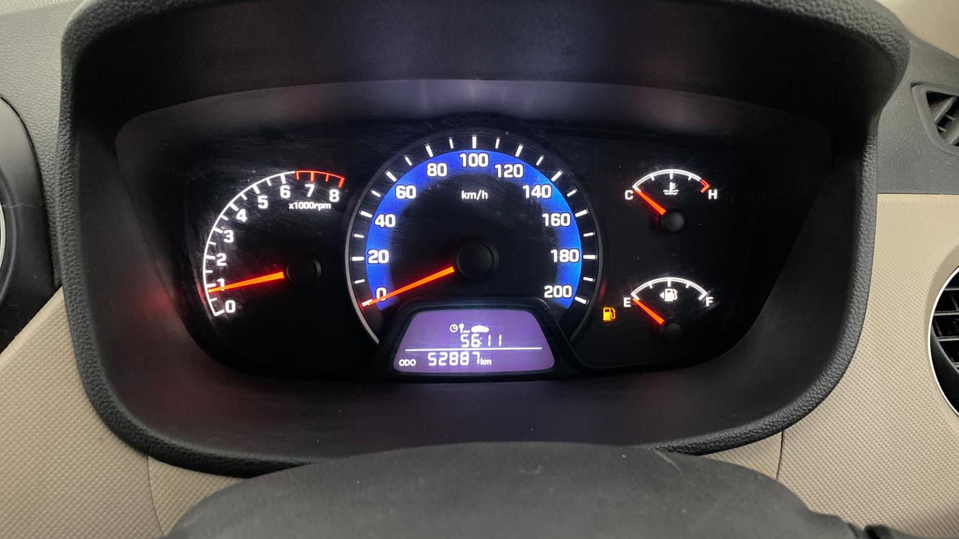 2014 Hyundai Xcent S 1.2, Petrol, Manual, 52,887 km, Odometer Image