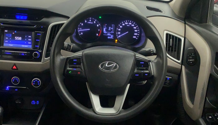 2017 Hyundai Creta E PLUS 1.6 PETROL, Petrol, Manual, 89,501 km, Steering Wheel Close Up