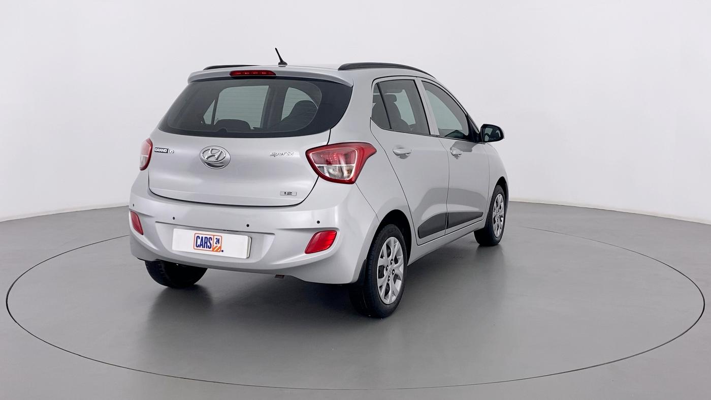 2016 Hyundai Grand i10 SPORTZ 1.2 KAPPA VTVT, Petrol, Manual, 37,442 km, Right Back Diagonal