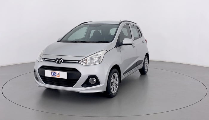 2016 Hyundai Grand i10 SPORTZ 1.2 KAPPA VTVT, Petrol, Manual, 37,442 km, Left Front Diagonal