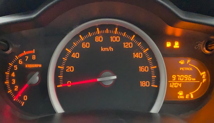 2018 Maruti Celerio VXI (O) CNG, CNG, Manual, 97,095 km, Odometer Image