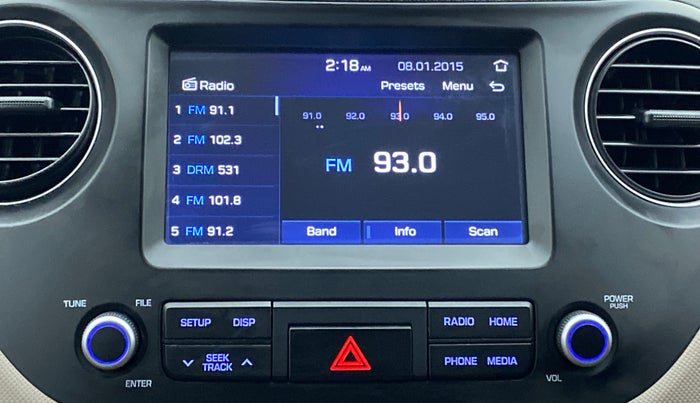 2019 Hyundai Grand i10 SPORTZ 1.2 KAPPA VTVT, Petrol, Manual, 13,477 km, Infotainment System