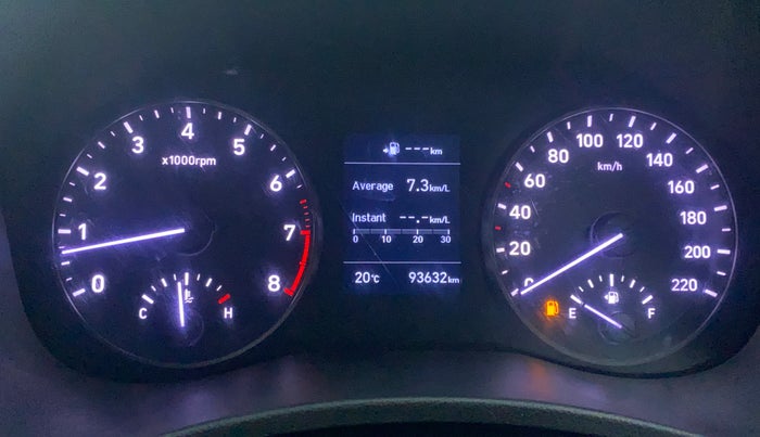 2019 Hyundai Verna 1.6 VTVT SX, Petrol, Manual, 93,601 km, Odometer Image