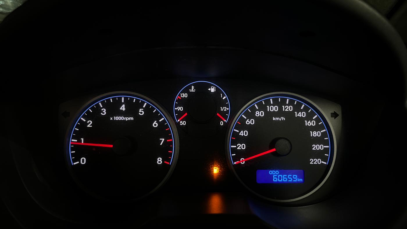 2013 Hyundai i20 MAGNA 1.2, Petrol, Manual, 60,659 km, Odometer Image