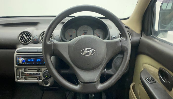 2011 Hyundai Santro Xing GL PLUS, Petrol, Manual, 27,892 km, Steering Wheel Close Up