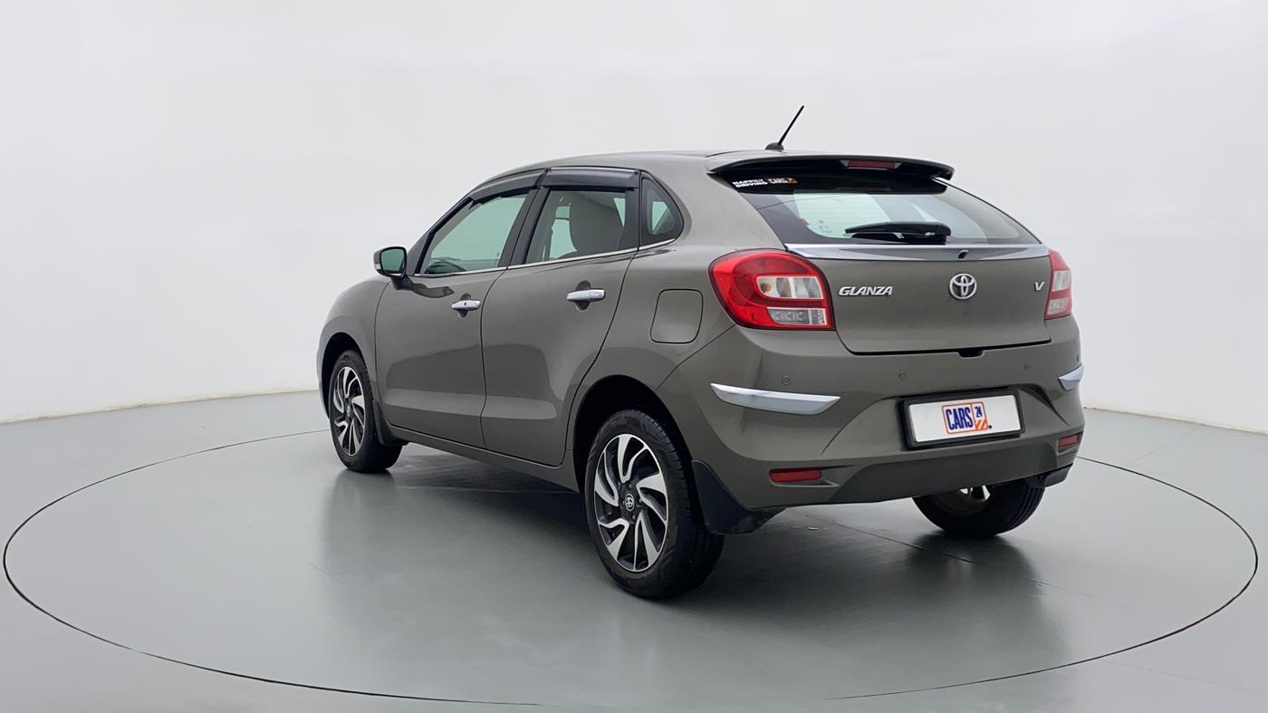 2019 Toyota Glanza V CVT, Petrol, Automatic, 10,879 km, Left Back Diagonal