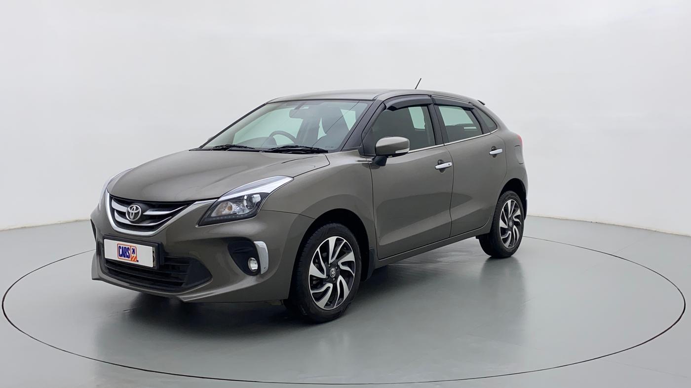 2019 Toyota Glanza V CVT, Petrol, Automatic, 10,879 km, Left Front Diagonal