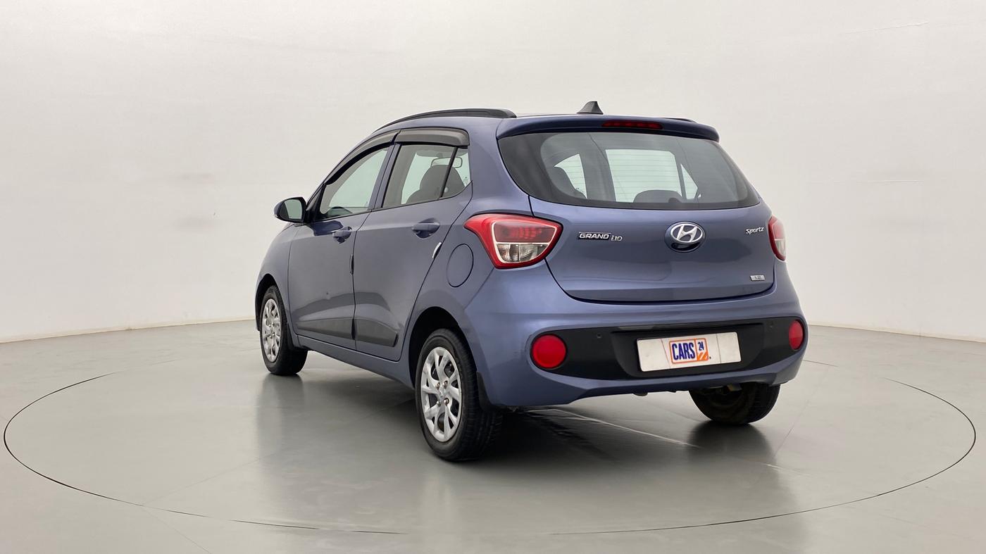 2017 Hyundai Grand i10 Sportz(O) 1.2 MT, Petrol, Manual, 35,912 km, Left Back Diagonal
