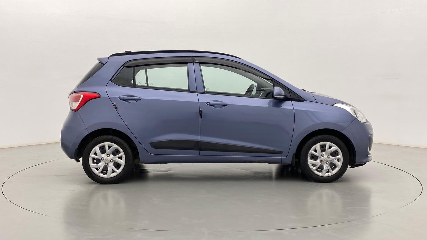 2017 Hyundai Grand i10 Sportz(O) 1.2 MT, Petrol, Manual, 35,912 km, Right Side View