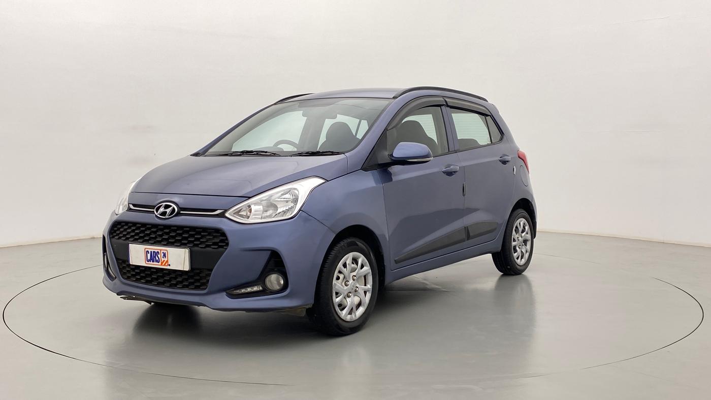 2017 Hyundai Grand i10 Sportz(O) 1.2 MT, Petrol, Manual, 35,912 km, Left Front Diagonal