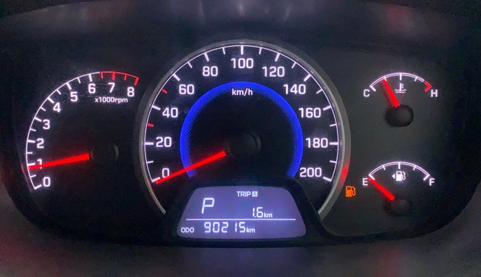 2015 Hyundai Grand i10 ASTA AT 1.2 KAPPA VTVT, Petrol, Automatic, 90,214 km, Odometer Image
