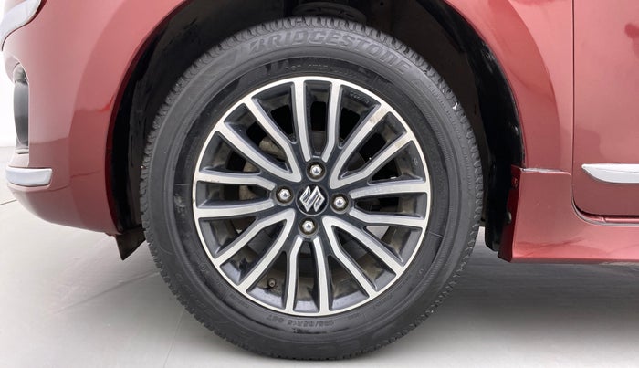 2018 Maruti Dzire ZXI PLUS AMT, Petrol, Automatic, 76,915 km, Left Front Wheel