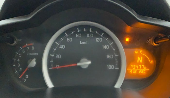 2015 Maruti Celerio ZXI AMT, Petrol, Automatic, 73,477 km, Odometer Image