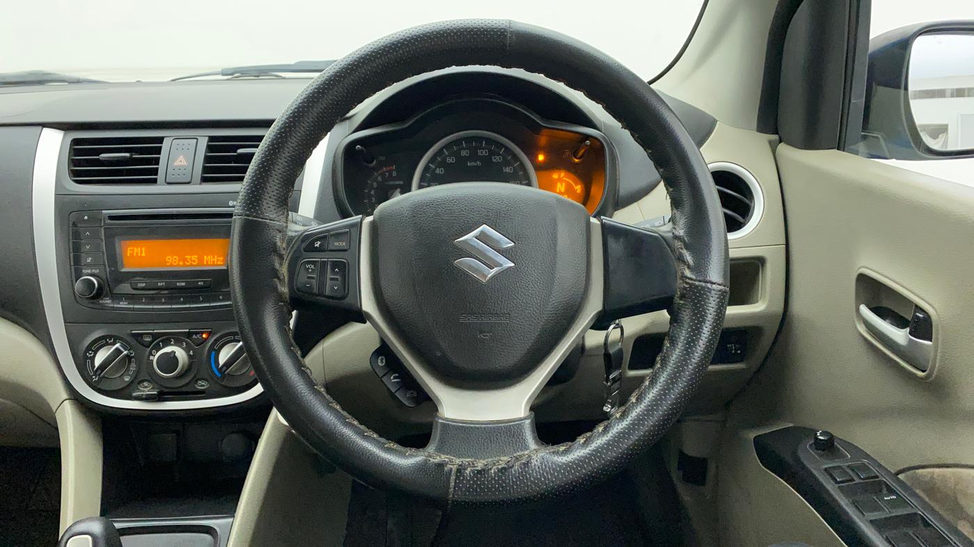 2015 Maruti Celerio ZXI AMT, Petrol, Automatic, 73,477 km, Steering Wheel Close Up